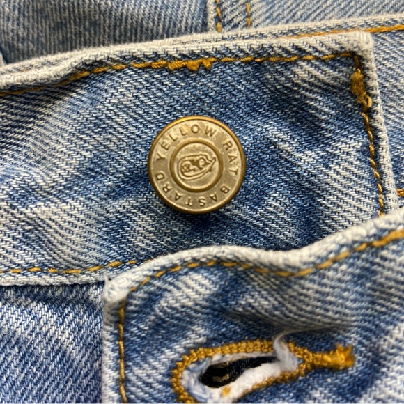 John Galt X Yellow Rat Bastard Wide Leg Flare Bootcut Jean Brandy Melville - Picture 4 of 16